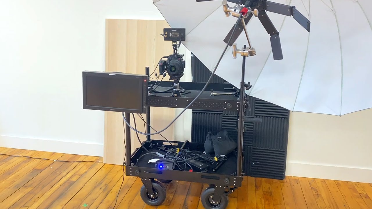 Proaim Victor V1.1 Video Production Camera Cart | Moving Shooting Platform | For Studio & Location