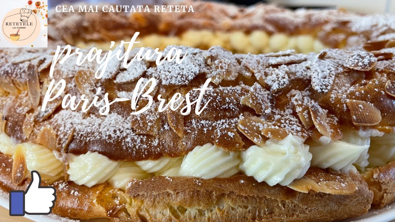 Reteta celebrei prajituri frantuzesti Paris-Brest