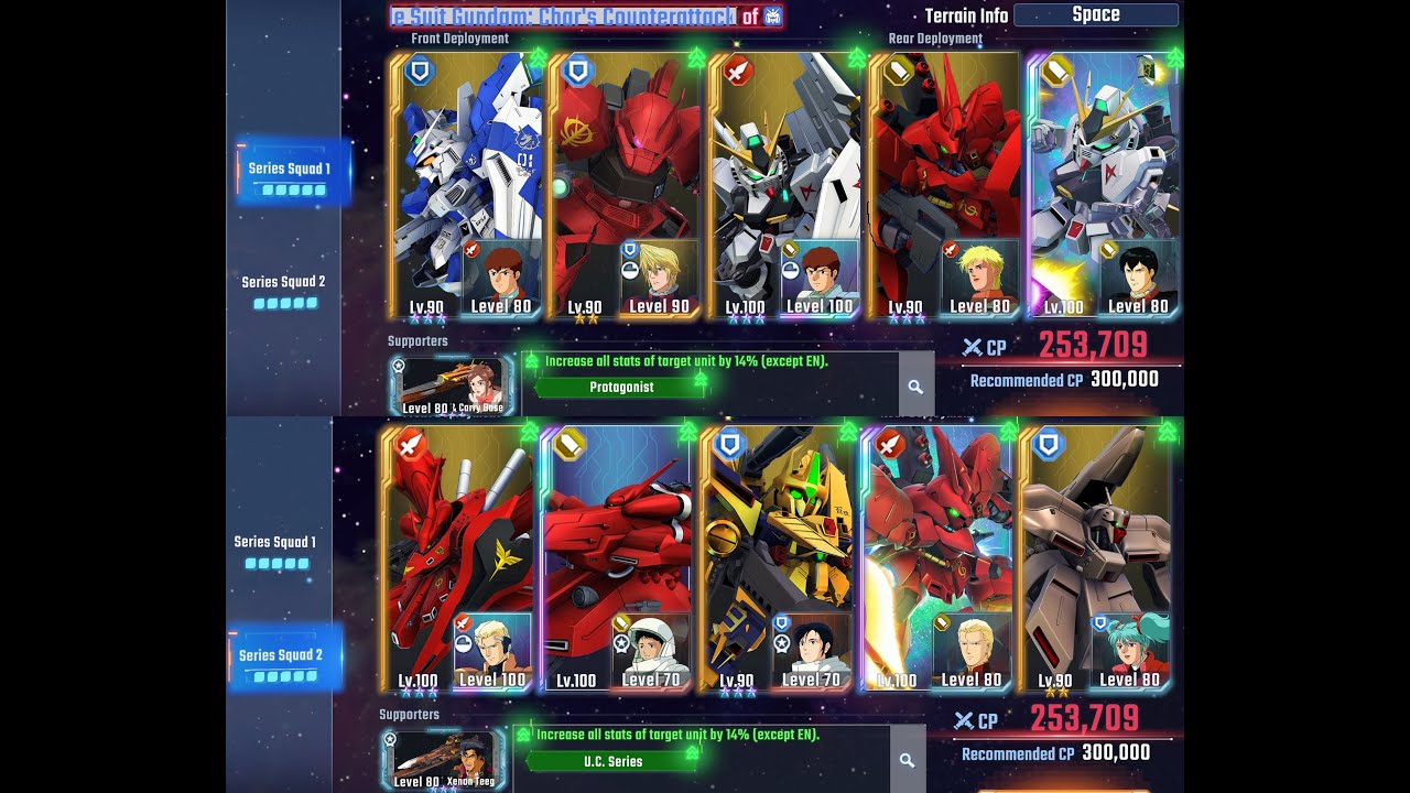 SD Gundam G-gen Eternal - Expert 6 Cleared with 10 survivors - No Limited Units / No UR Supports