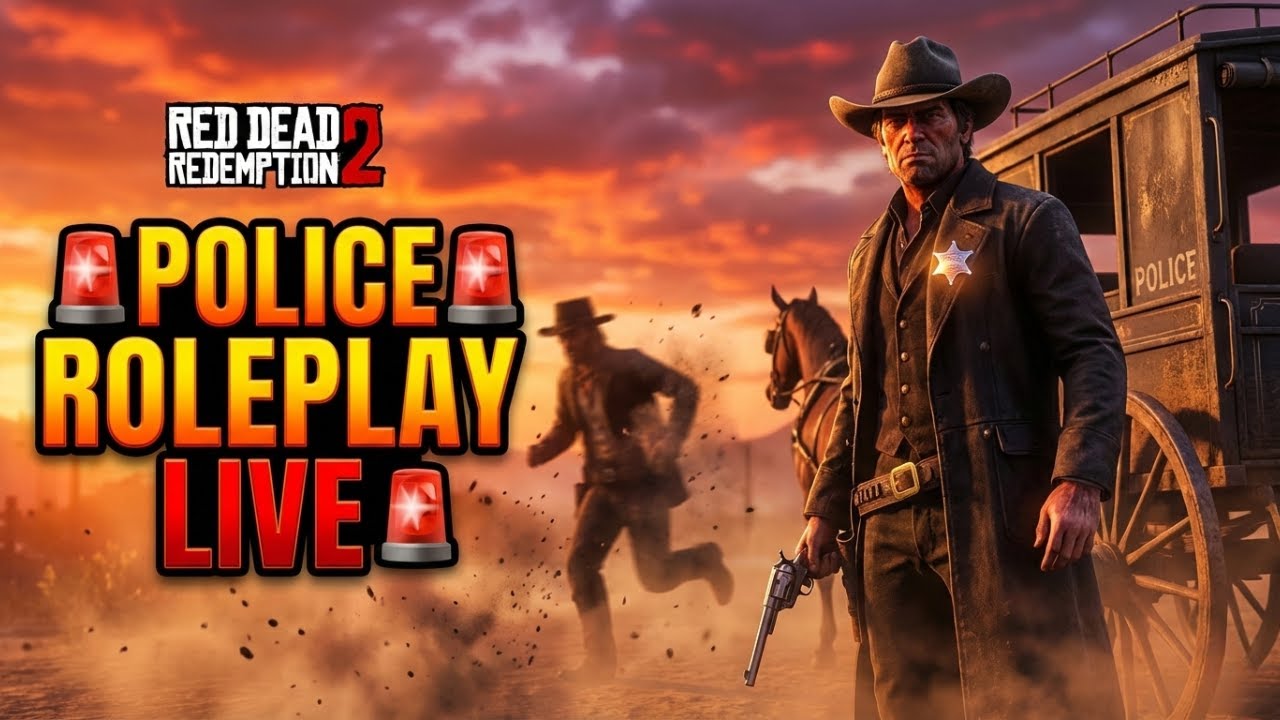 RDR2 Police Roleplay LIVE 🚨 | Indian Cop Duty 🤠 | Hindi Gameplay 🔥