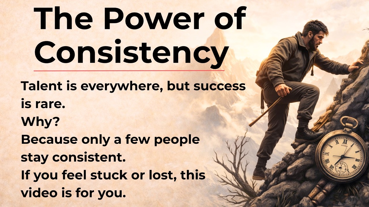 Be Consistent, Change Your Life | Learn English Through Story