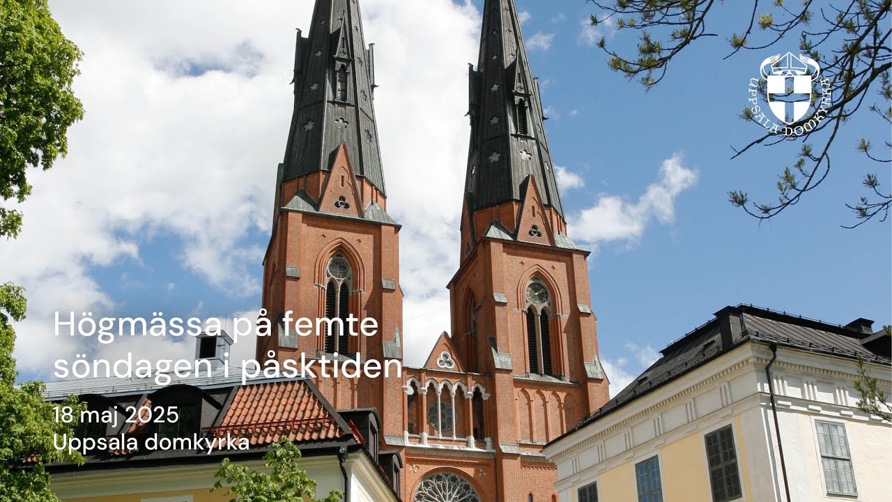 Direktsänd högmässa på femte söndagen i påsktiden