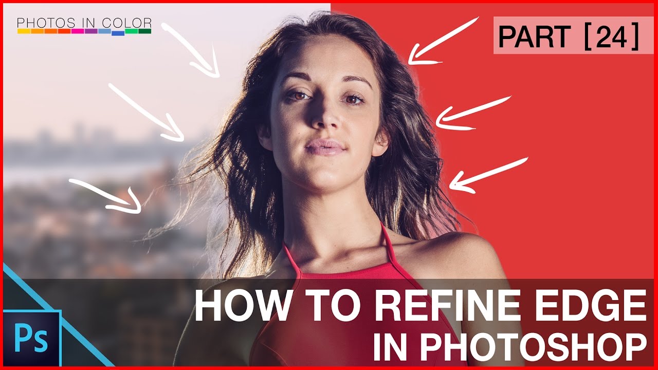 Photoshop tutorial - Photoshop Refine Edge Tutorial For Beginners
