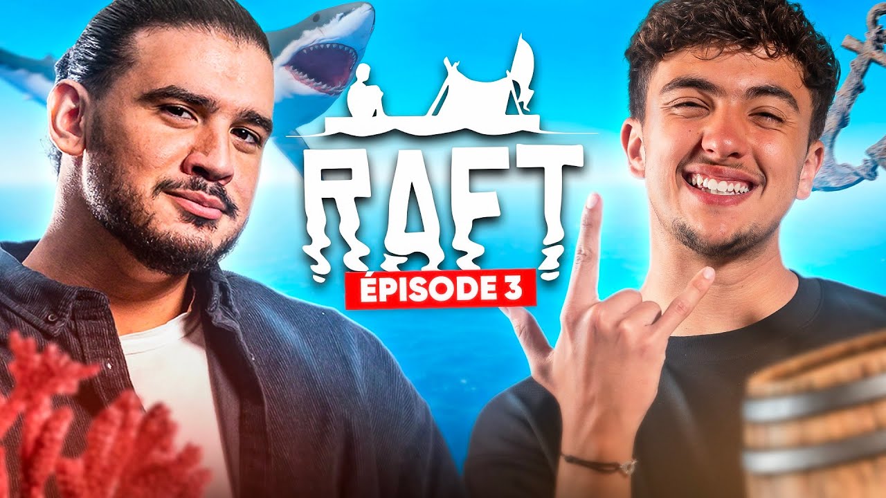 ON JOUE A RAFT avec INOXTAG + REACT - Aminematue Replay