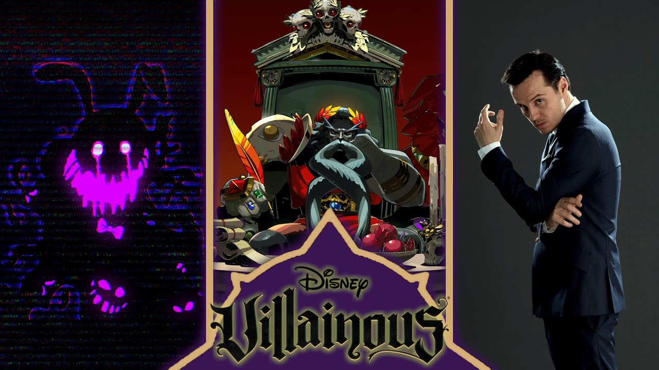 Glitchtrap v. Hades v. Moriarty [DISNEY VILLAINOUS CUSTOMS RESKINS]