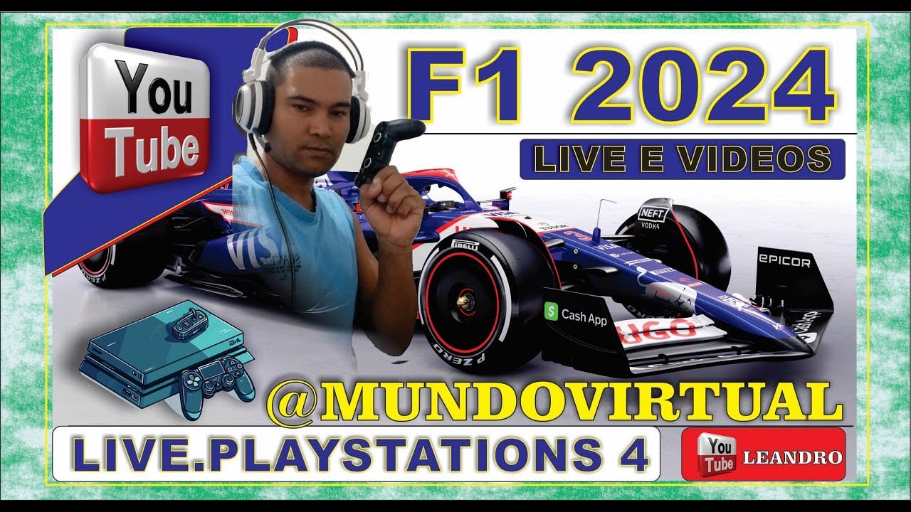 f1 2024  volante dazz  #PLAYSTATION4  META DOS 400  INSCRITOS OBRIGADO GALERA