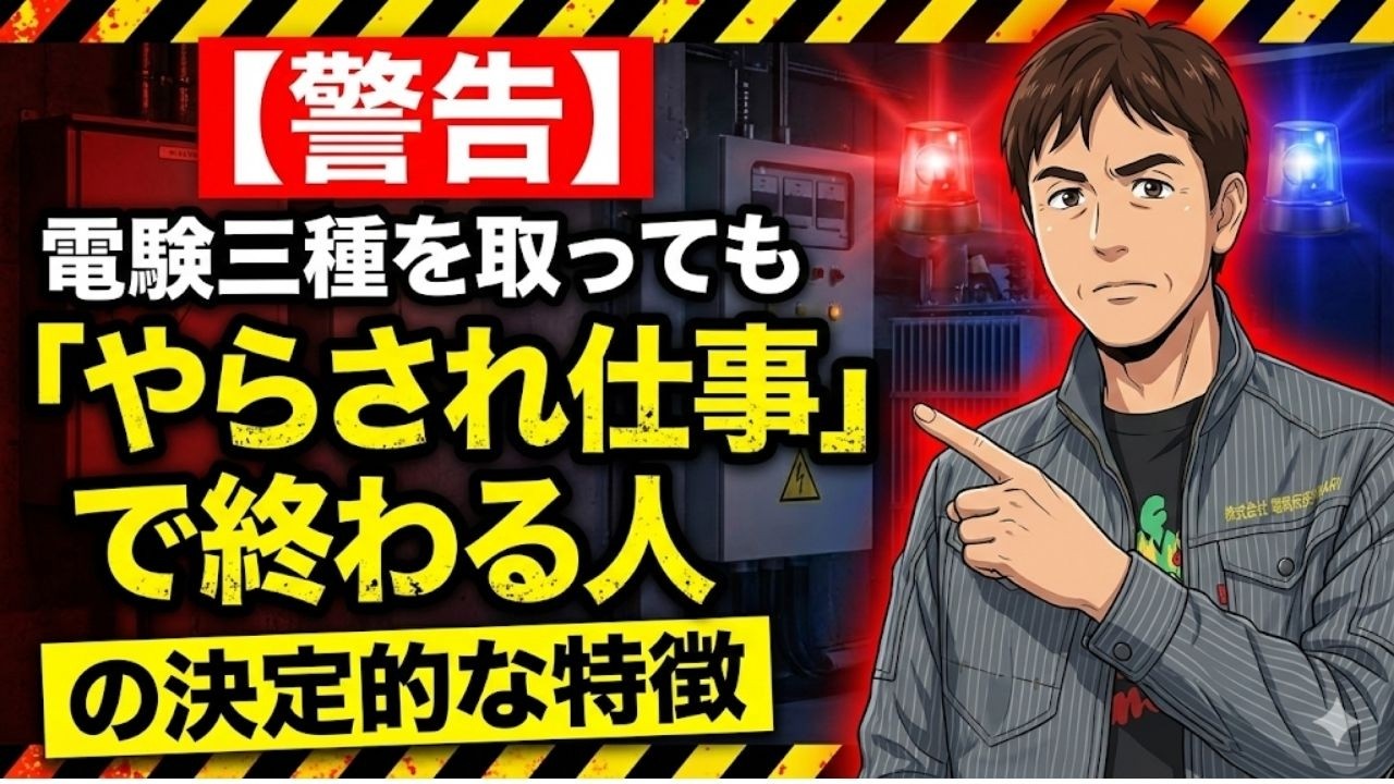 【警告】電験三種を取っても「やらされ仕事」で終わる人の決定的な特徴