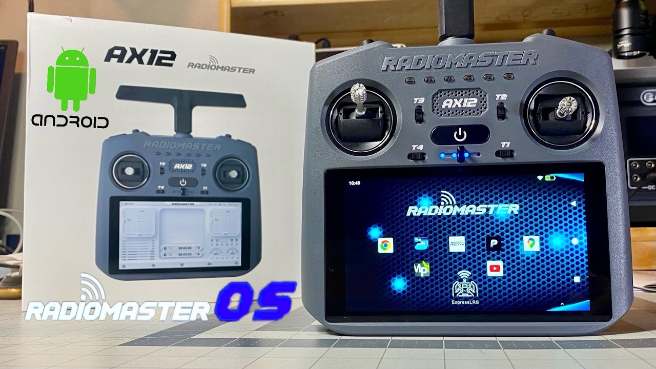 АБСОЛЮТНО НОВЫЙ!!! Операционная система RadioMaster AX12 на базе Android с RadiomasterOS!!!