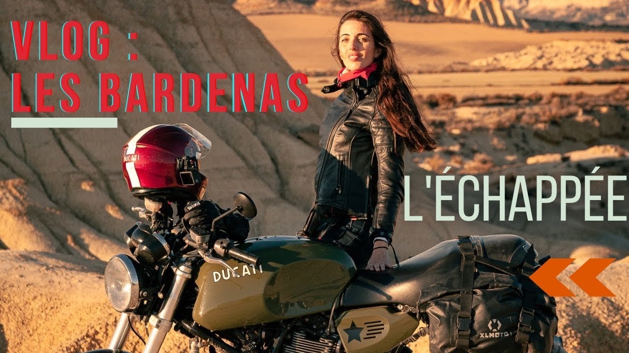 Vlog Roadtrip : le Desert des Bardenas en Ducati sportclassic