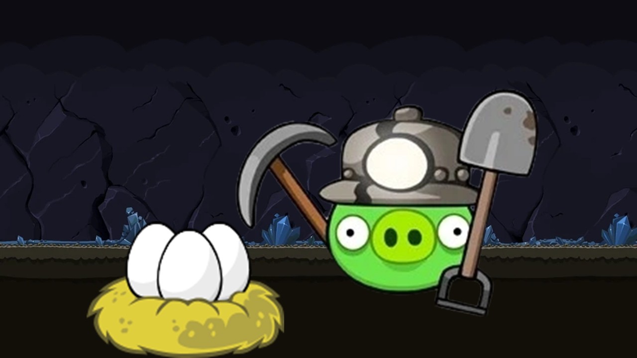 Angry Birds The Texture-ening Mine and Dine Gameplay