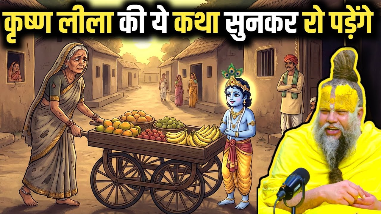 क्यों किया कृष्ण ने फल बेचने वाली का उद्धार ? #premanandjimaharaj 