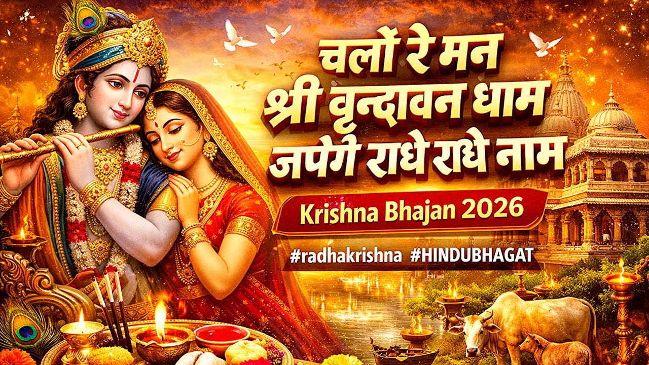जपेंगे राधे राधे नाम | Nonstop Radha Krishna Bhajan | Vrindavan Barsana Bhakti 2026 #HINDUBHAGAT