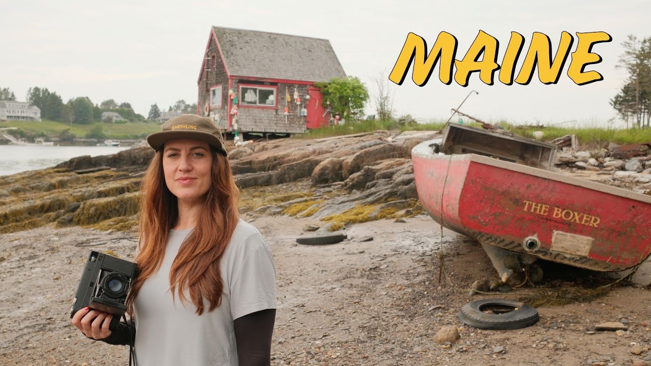 Coastal Maine natural beauty | Instax Wide Instant Photography on RF70