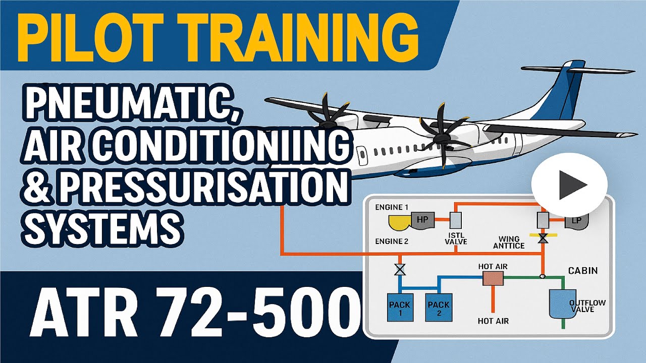 ATR 72 500 Understanding The Pneumatic, Air Conditioning & Pressurisation Systems - ATA 21