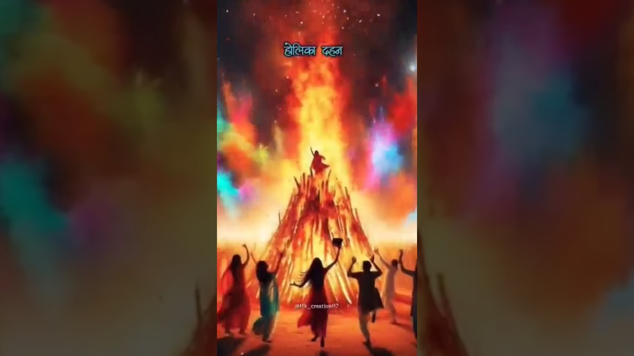Holika Dahan #holikadahan #agja #holispecial #holi #holi festival #premanand_ji_maharaj