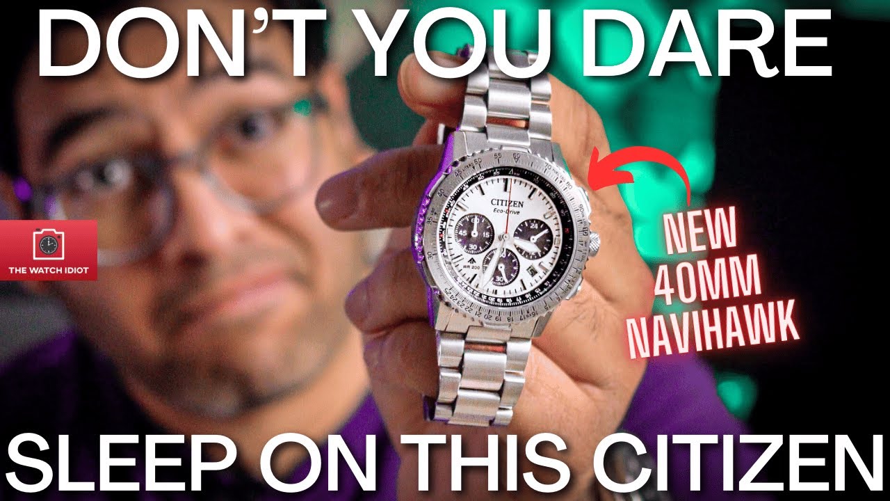 The New $500 Chronograph King: The Citizen Navihawk 40 Is A Seiko Speedtimer Killer