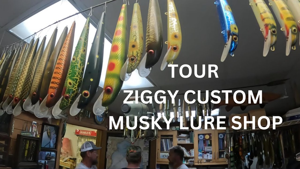 ZIGGY CUSTOM MUSKY LURE SHOP TOUR