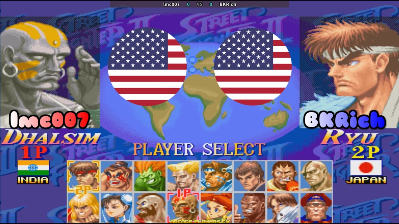 Super Street Fighter 2 Turbo ➤ lmc007 (Usa) vs BKRich (Usa) 超级街霸2X