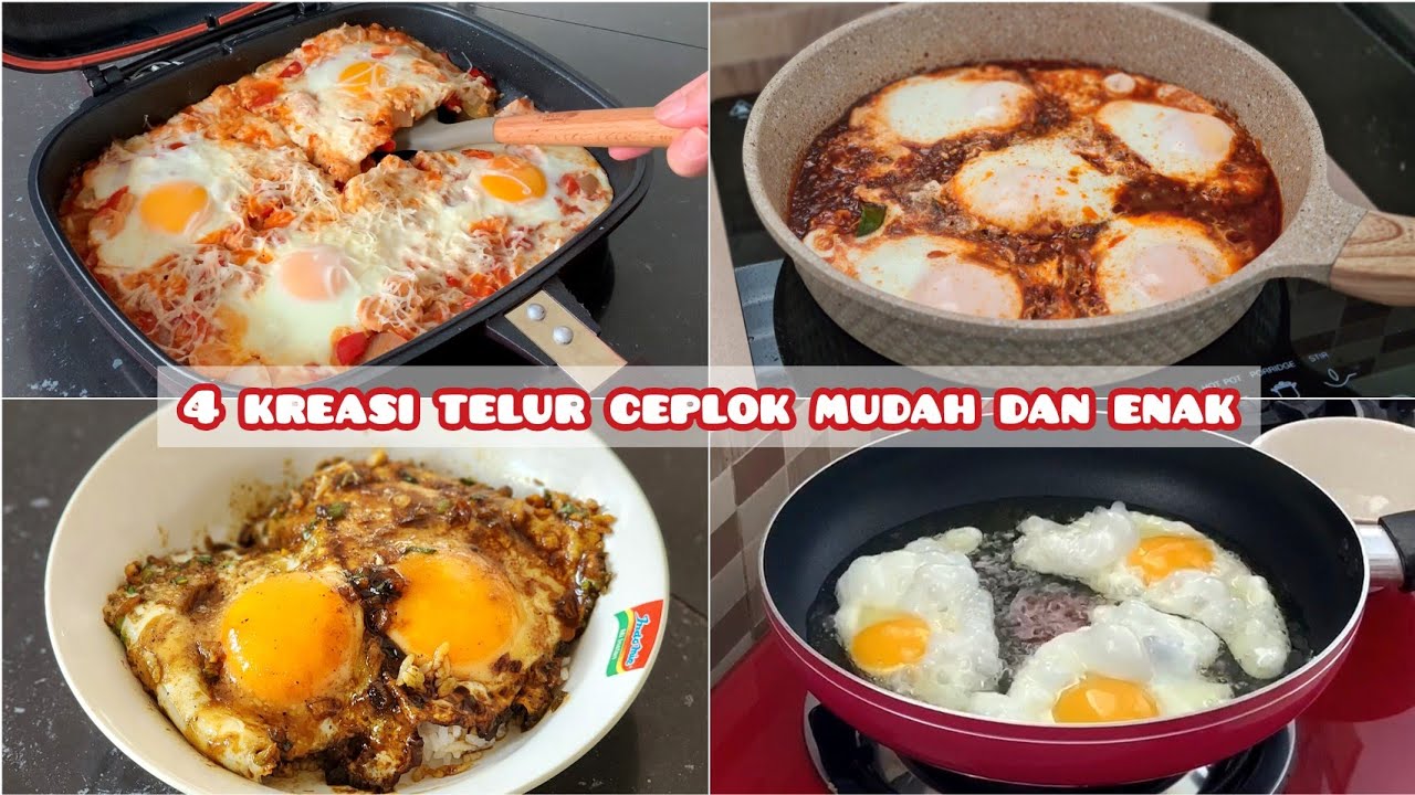 4 fried egg creations for lunch/breakfast ideas