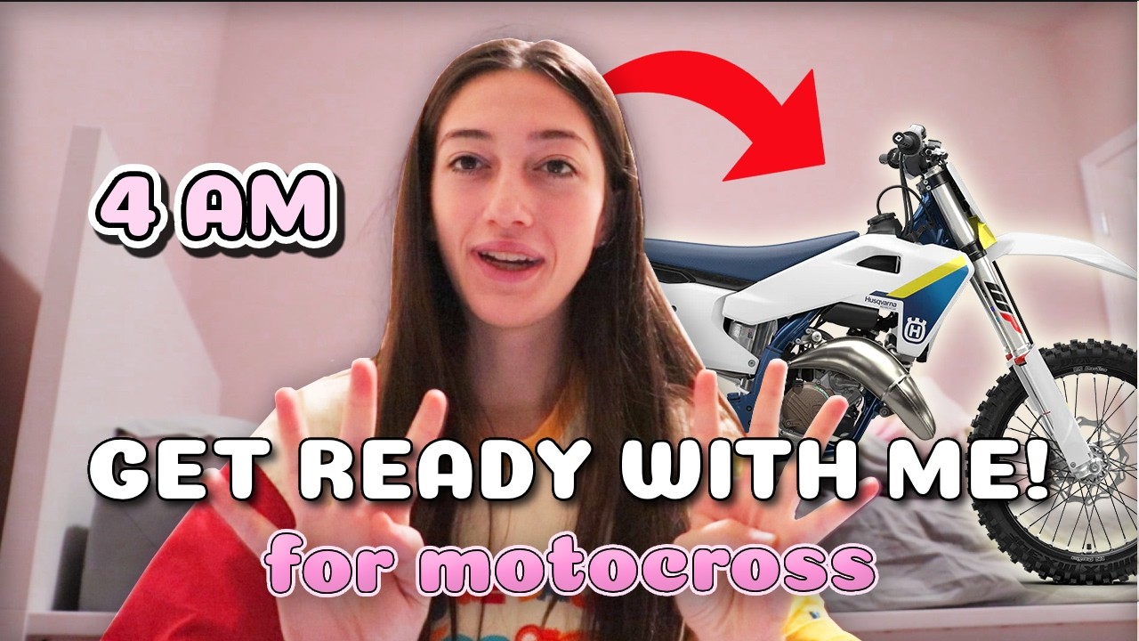 GRWM early morning how I get ready for motocross