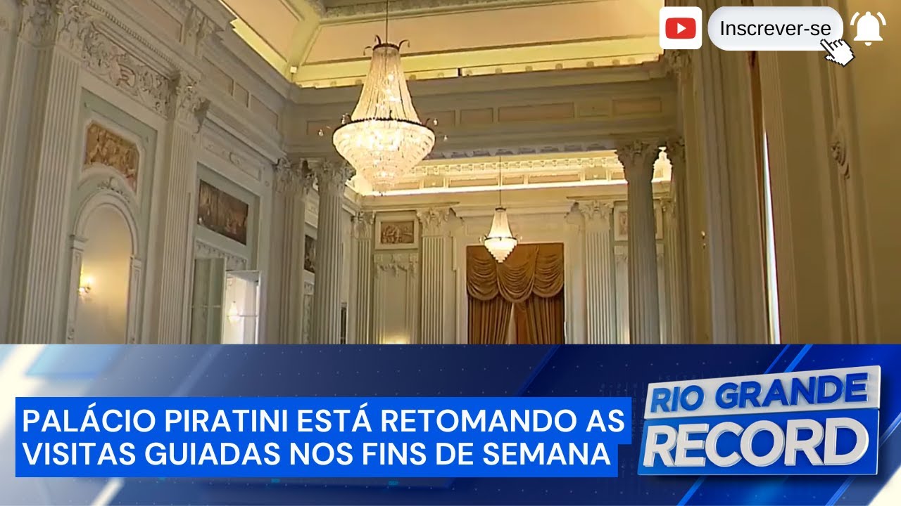 Turismo e hist&oacute;ria: visita guiada mostra o interior do Pal&aacute;cio Piratini