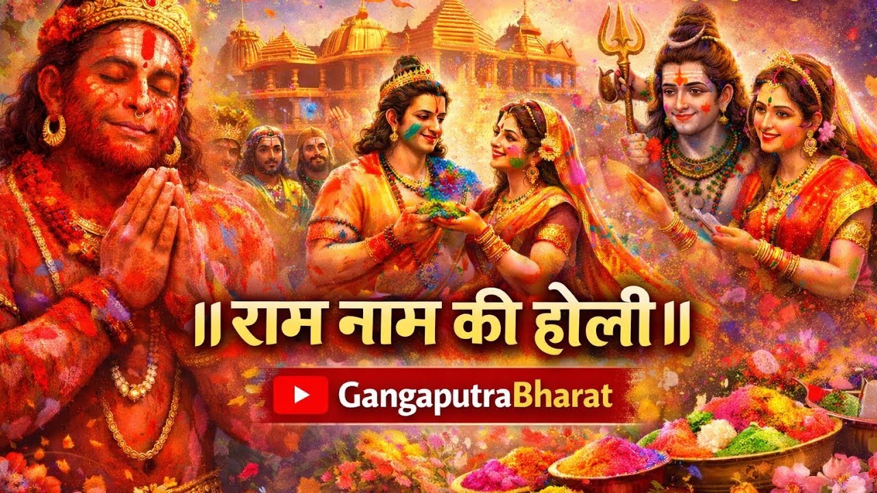 ॥राम नाम की रंगी होली॥ 🚩🛕🙏 