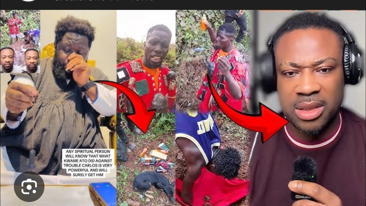 This matter hot pass pepper 🌶️😂 Kwame Ato vs Trouble Carlos… AJAGURAJAH enter again! Asem paa ni.