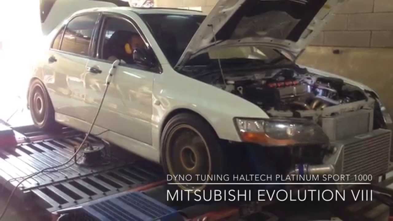 Dyno tuning Haltech PS1000 - Mitsubishi EVO VIII