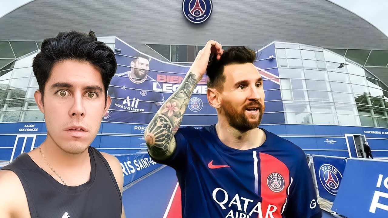 Conocí a LEO MESSI en un partido del PSG desde PARIS