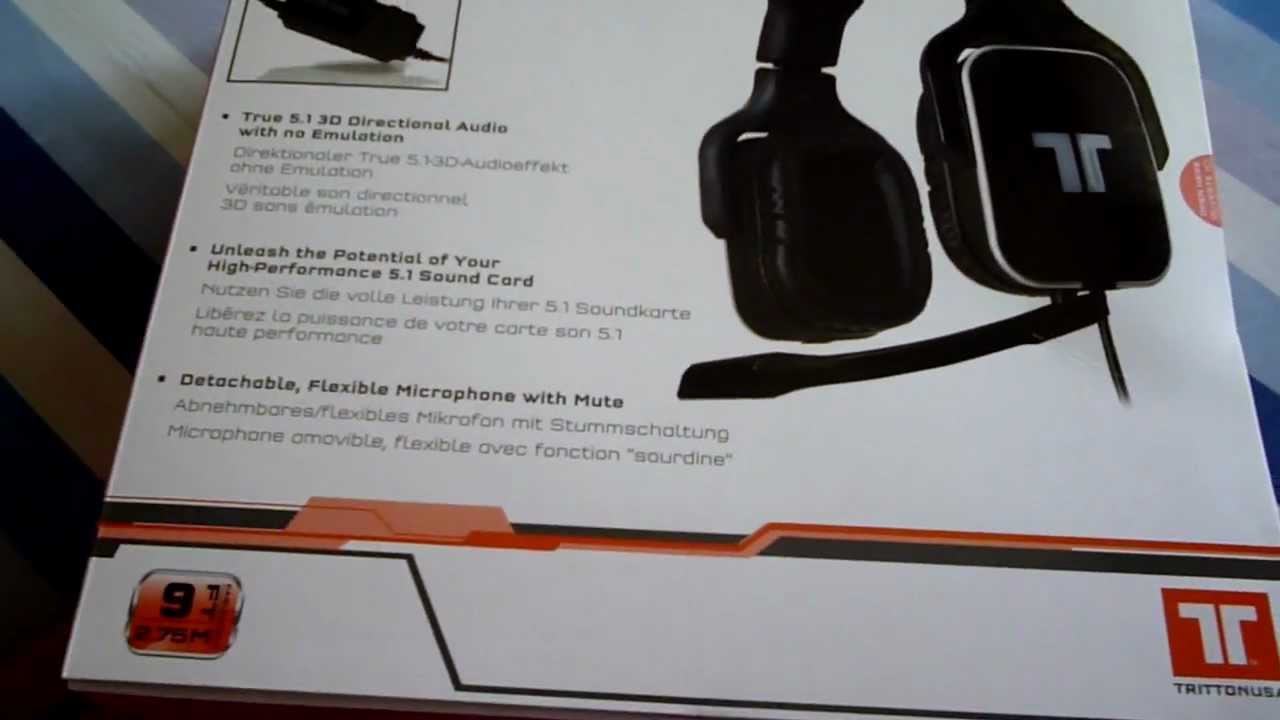 Tritton PC 510 HDa Unboxing/Déballage [Français HD]