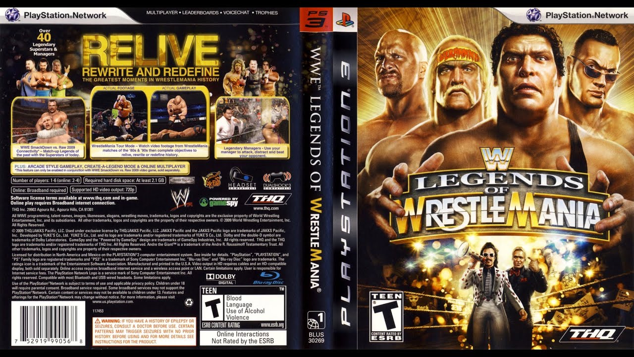 WWE LEGENDS OF WRESTLEMANIA (PS3) ONE HOUR STREAM #wwe #wrestling #wrestlemania