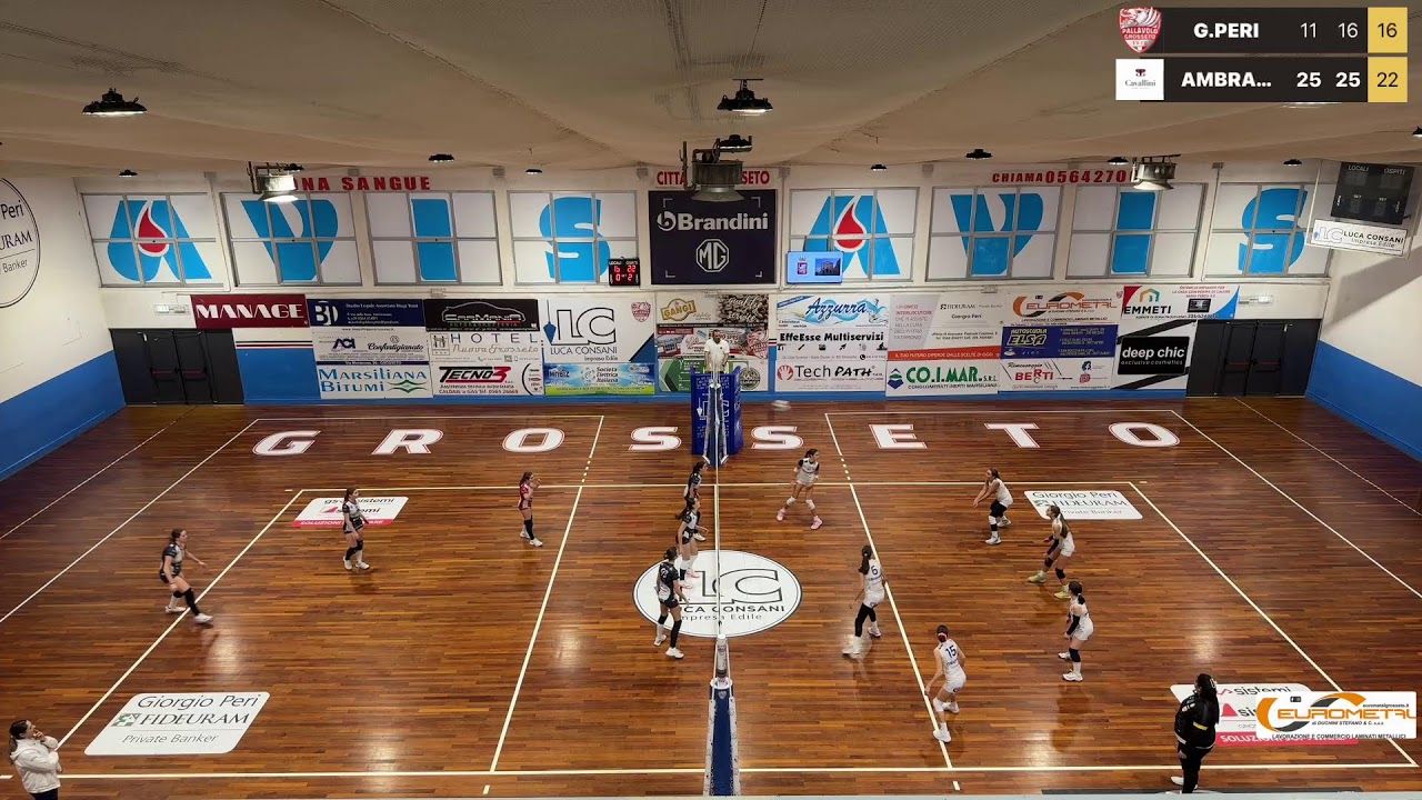 Live alimentato dall'app Swish Live
G.PERI VS AMBRA CAVALLINI