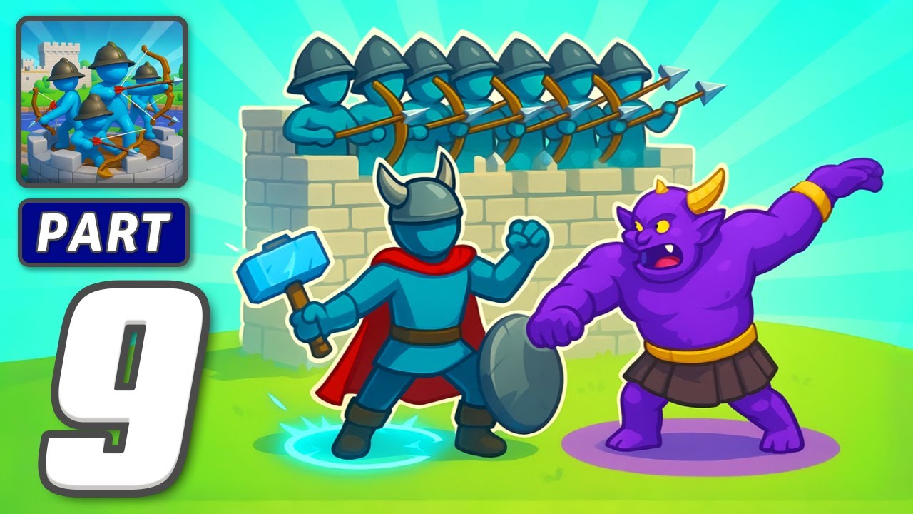 Archery Bastions Castle War - Gameplay Walkthrough Part 9
