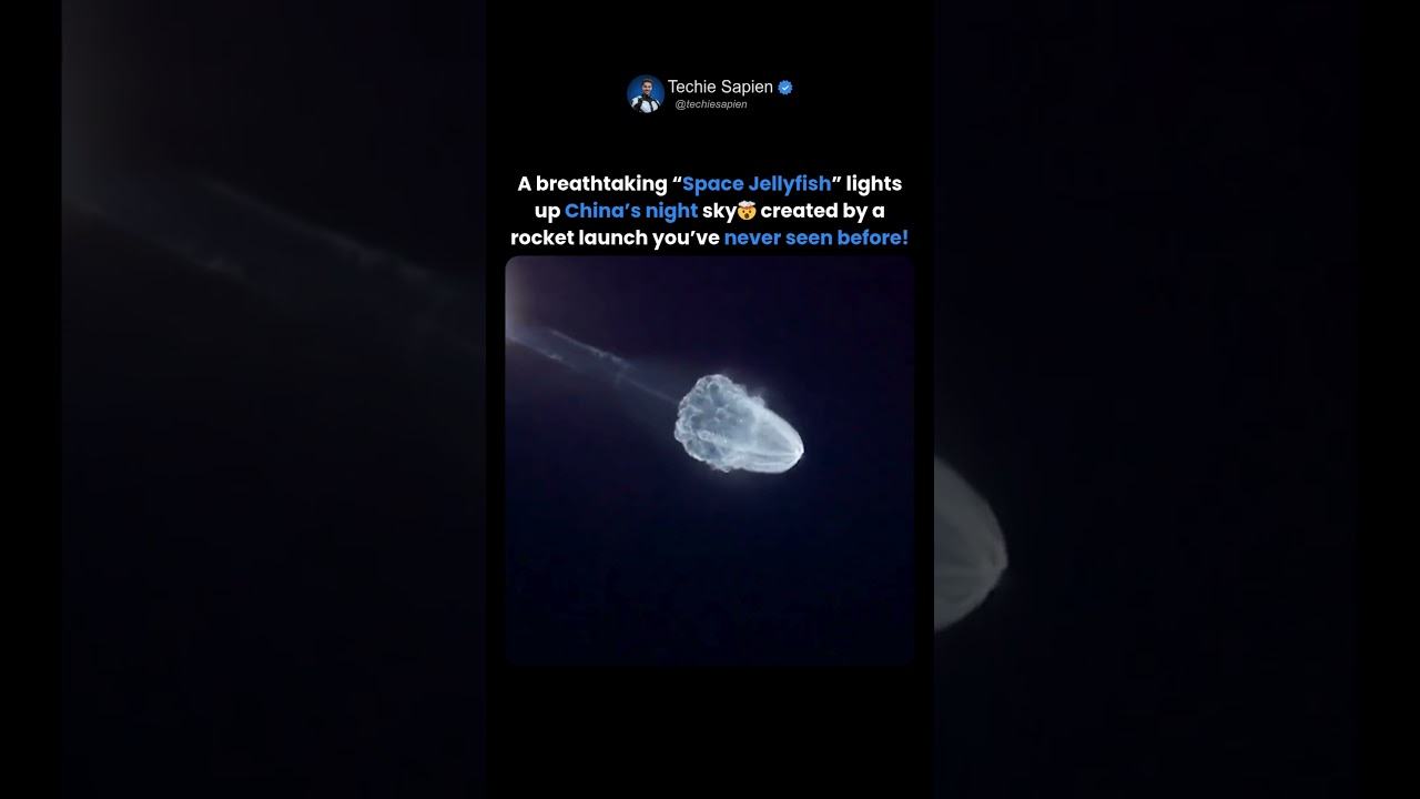 China&rsquo;s Tianzhou-9 Rocket Lights Up the Sky With a Breathtaking &ldquo;Space Jellyfish&rdquo; Effect! 🌠
