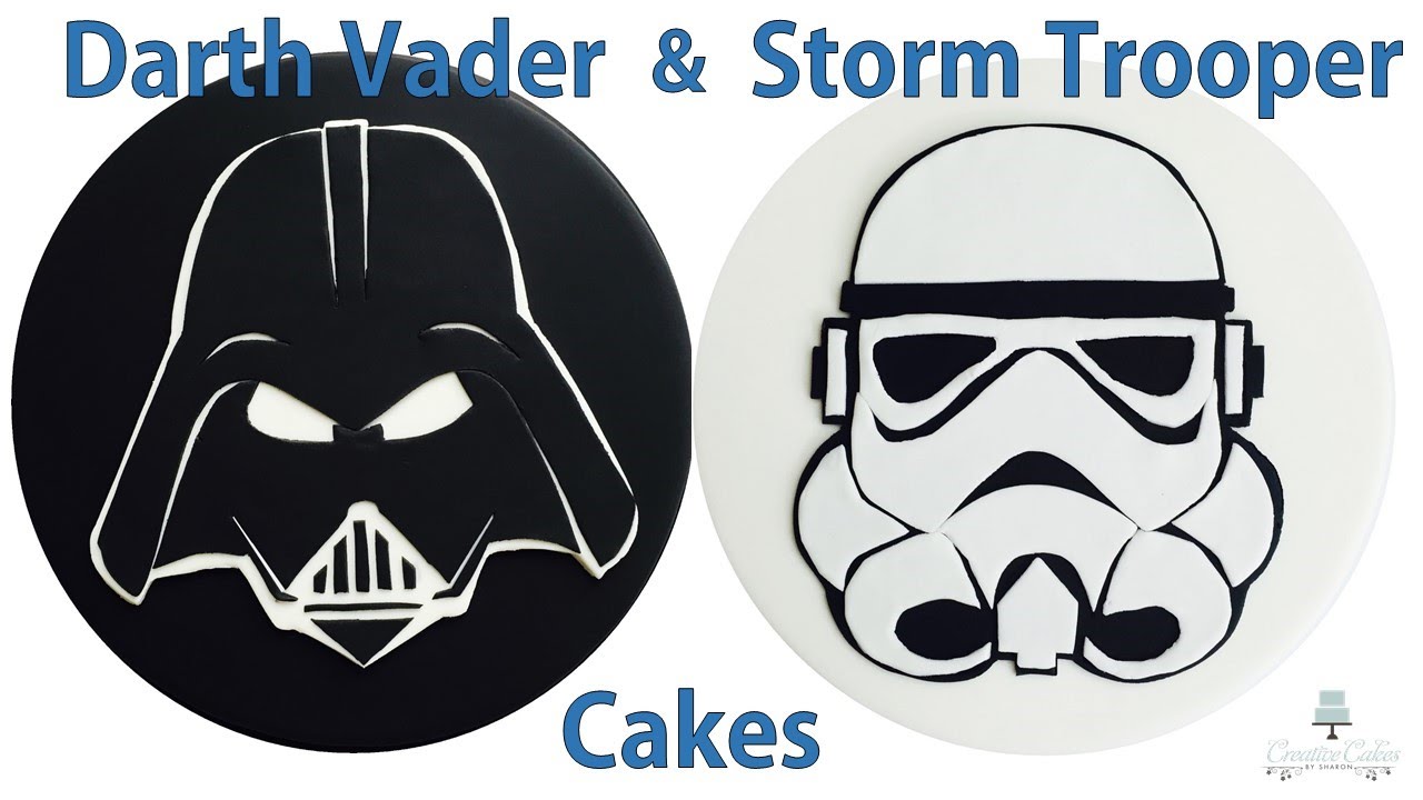 Star Wars VII Cakes - Darth Vader & Stormtrooper Toppers | Creative Cakes by Sharon