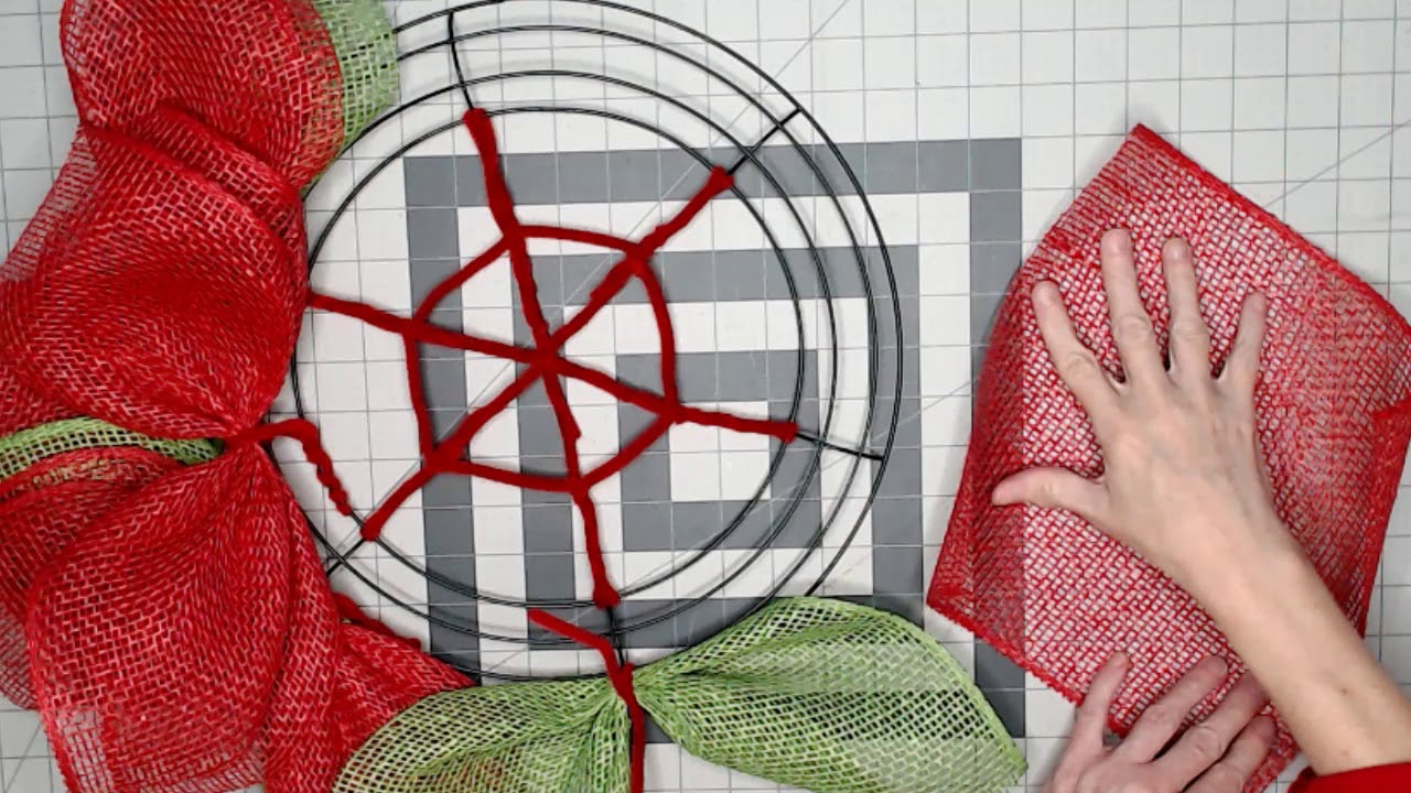 Poinsettia Wreath Tutorial