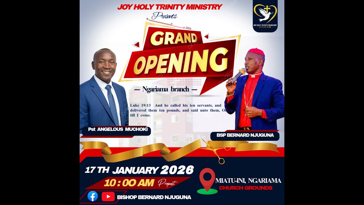 WELCOME TO NGARIAMA CHURCH GRAND OPENING// THANK YOU FOR FELLOWSHIPPING WITH US