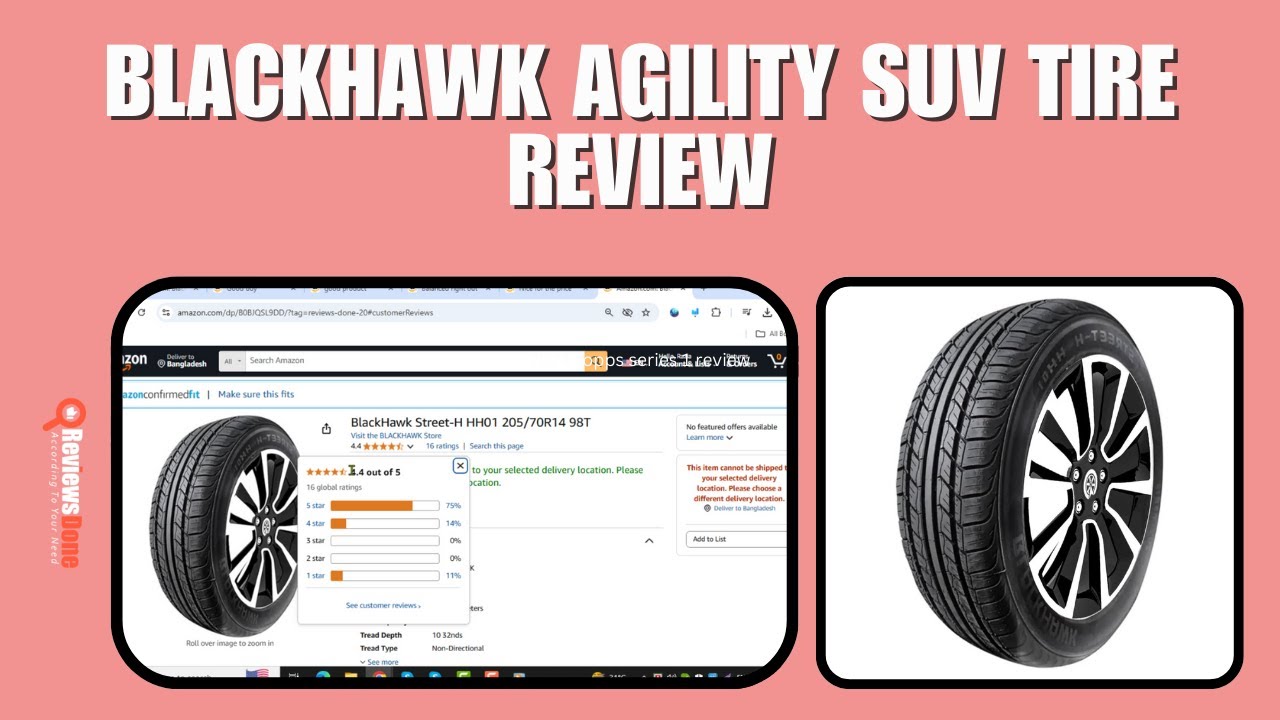 Blackhawk Agility SUV Tire Review - How Does It Perform