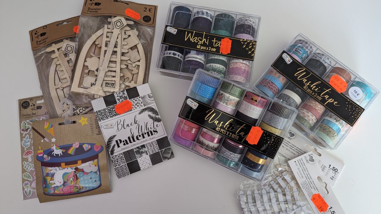 Ich hatte Glück bei Woolworth 💗 super tolle Schnäppchen und echt viel Washitape