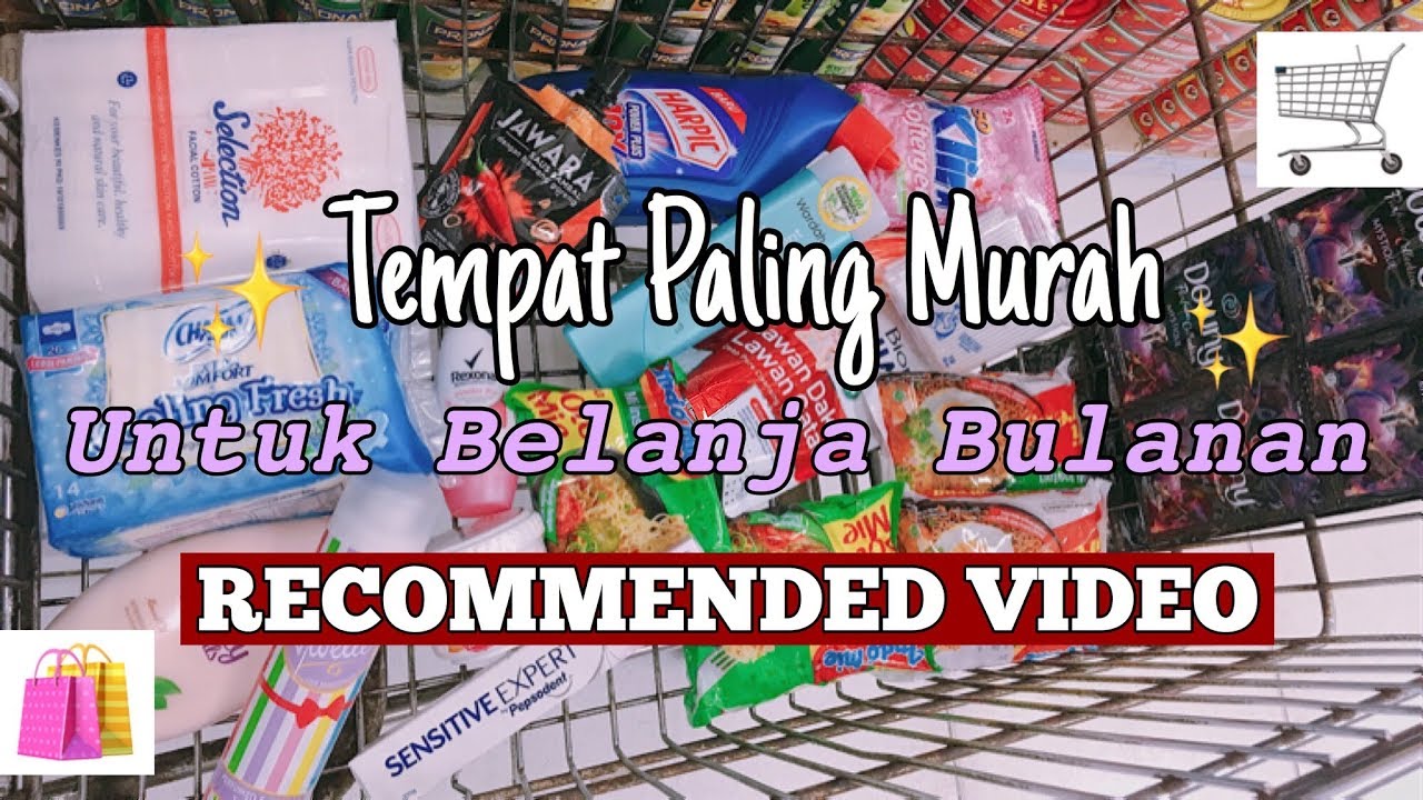 BELANJA BULANAN ANAK KOST TERHEMAT