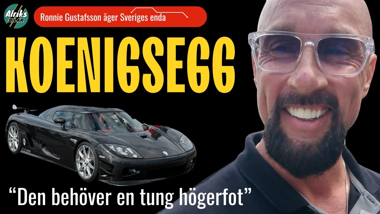 Ronnie Gustafsson äger Sveriges enda privata Koenigsegg – en 35-miljonersprojektil