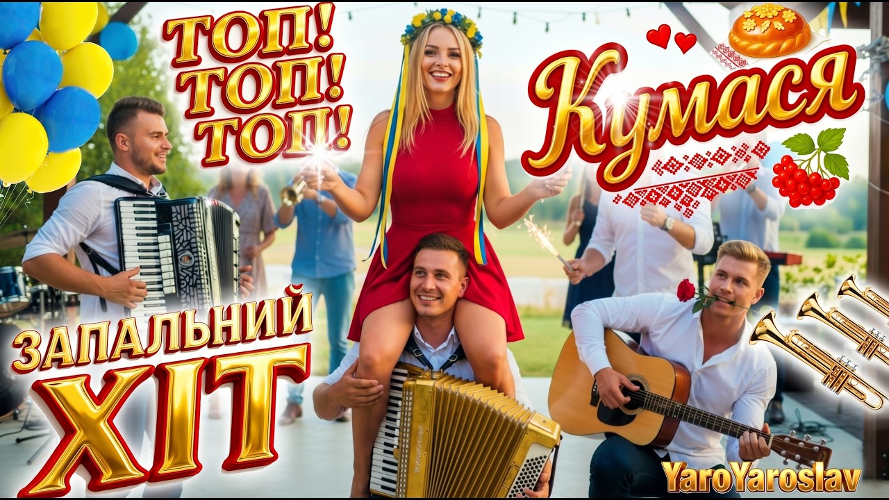 YaroYaroslav ✨ Кумася Підпали 🔥 Весільна 💃Запальна Нестримна 🍾 Пісня Кума 😄 Драйв 🚀 Український Вайб