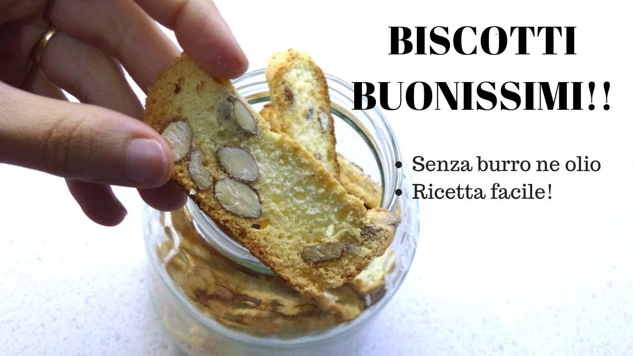 BISCOTTI BUONISSIMI Senza Grassi Ricetta FACILISSIMA e VELOCE - RICETTE DI GABRI