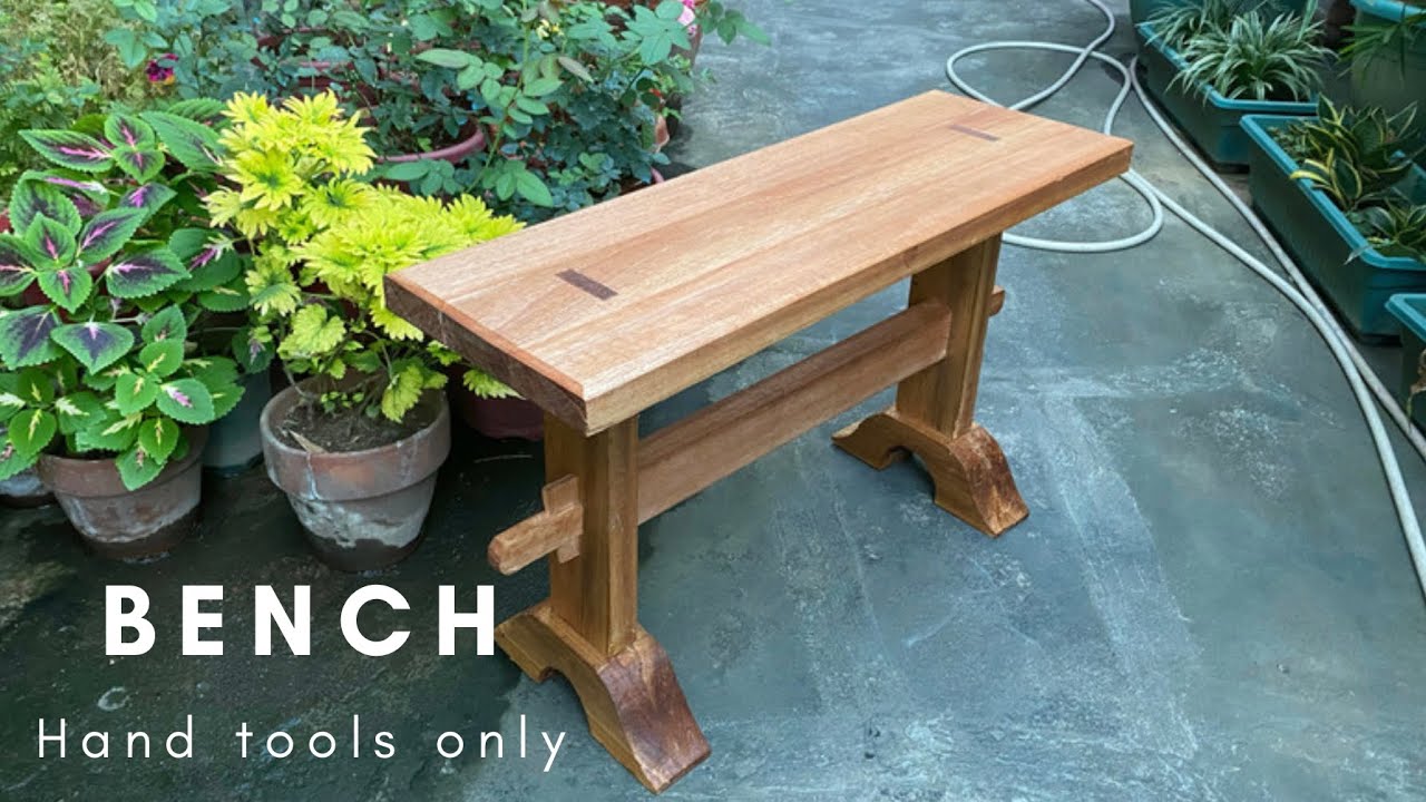 Making a Bench with HAND TOOLS ONLY.