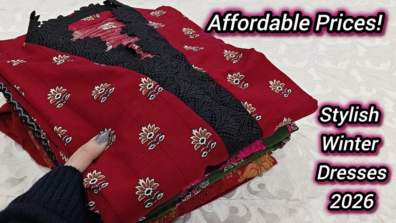How to design khaddar suits for winters in 2026 | New dress designs like boutique style 