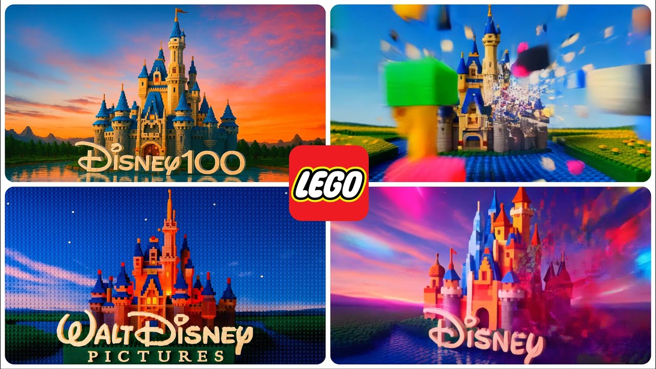 Disney LEGO History made by AI