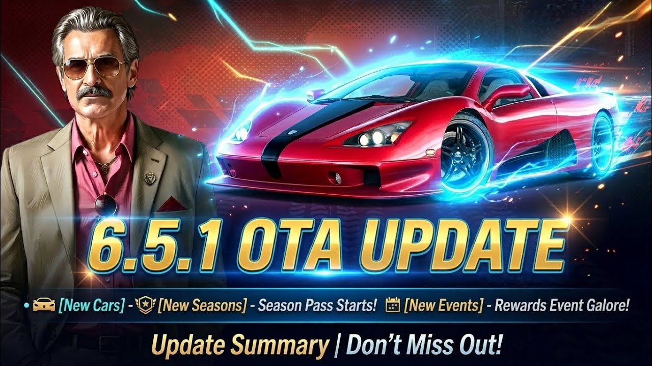 Обзор обновления CSR2 6.5.1 OTA | Информация о новых автомобилях, сезонах и событиях