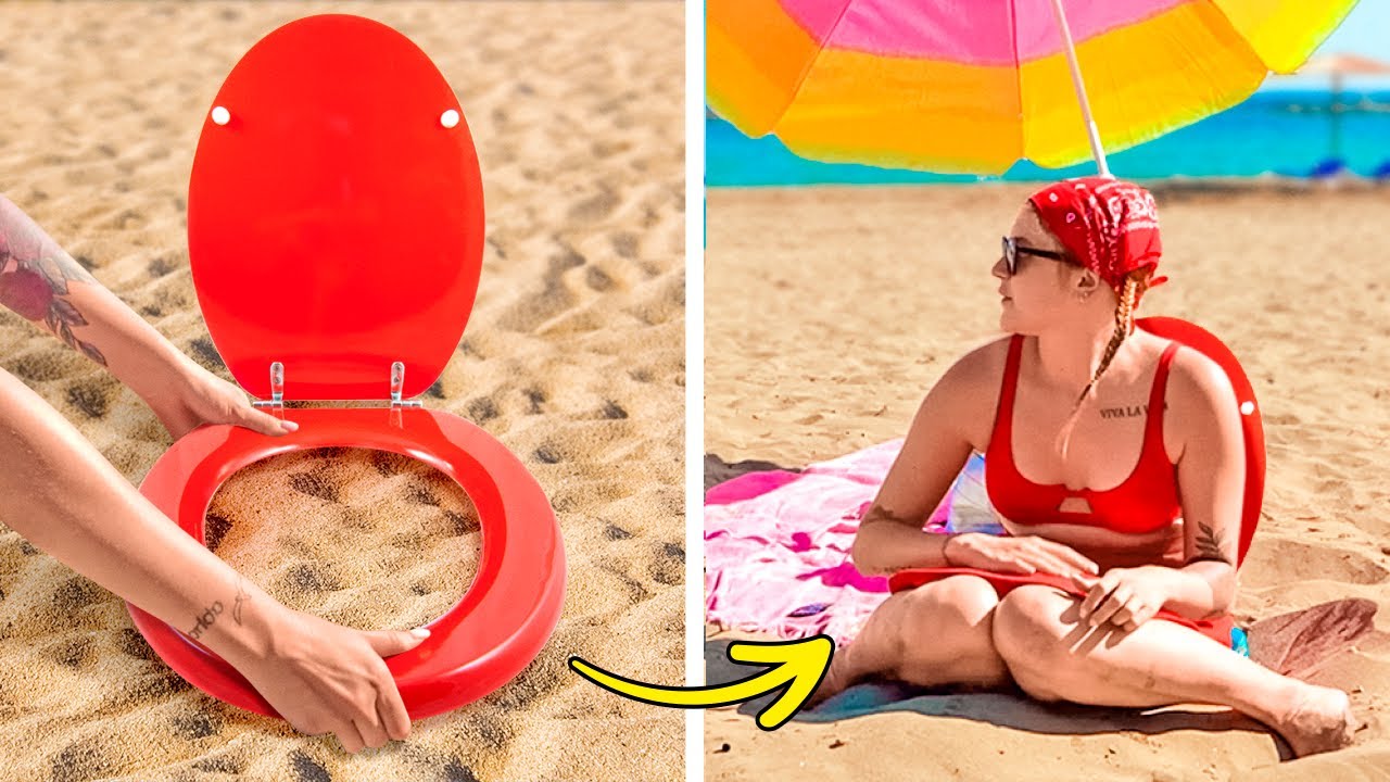 30+ BEACH HACKS & CAMPING HACKS FOR SUMMER