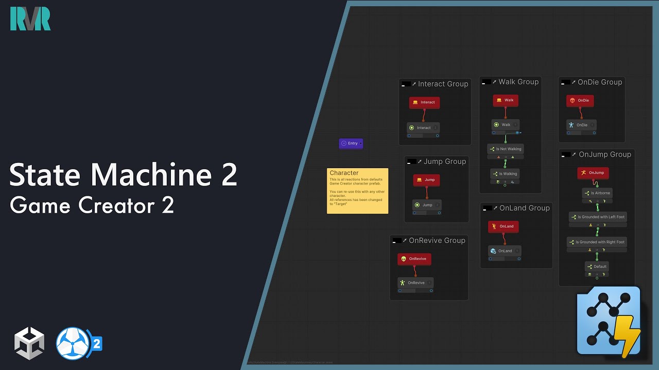 Game Creator 2 — Конечный автомат 2