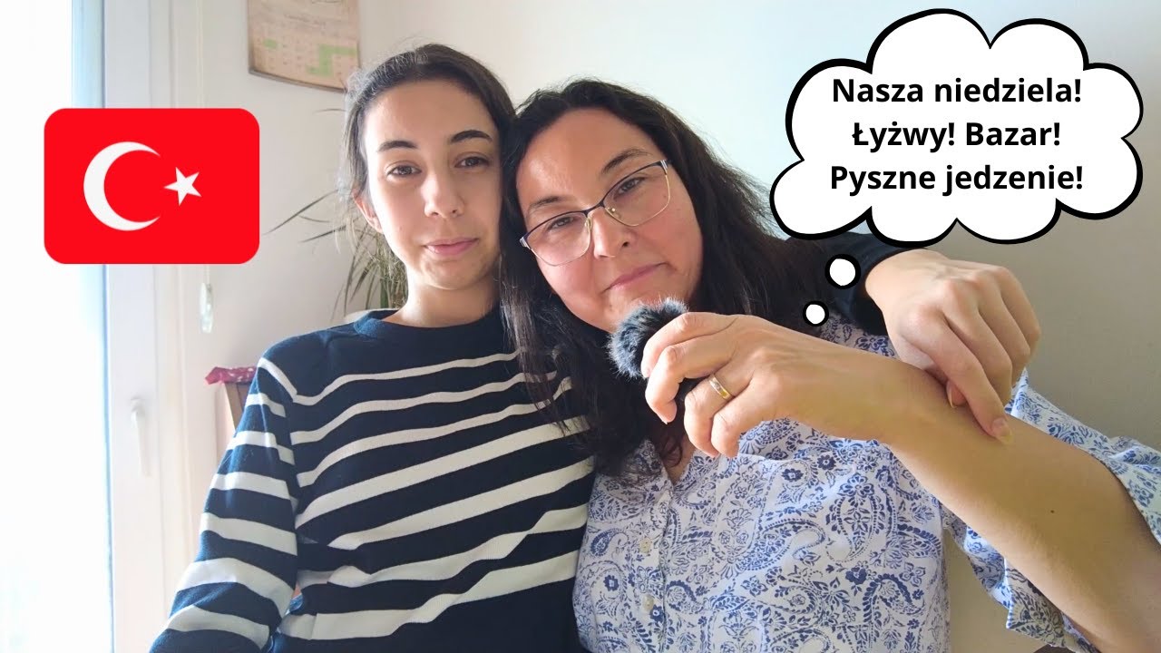 Niedziela w POLSKO - TURECKIEJ rodzinie! Łyżwy! Bazar! Pyszne jedzenie!